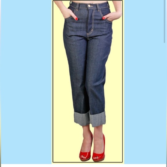 Stop staring high-rise dark wash jeans size 14 NWT - Picture 3 of 12